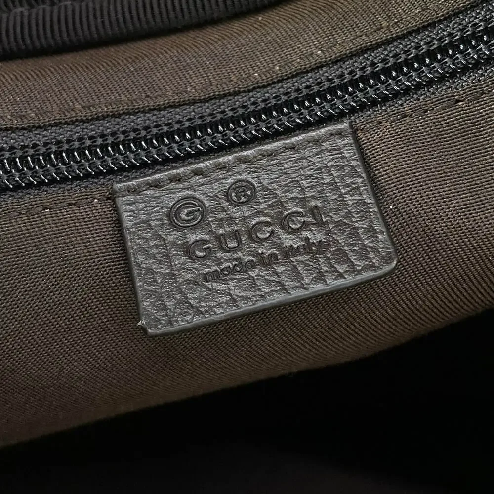Gucci GG Boston Bag 449167 Beige Dark Brown Jacquard Leather
